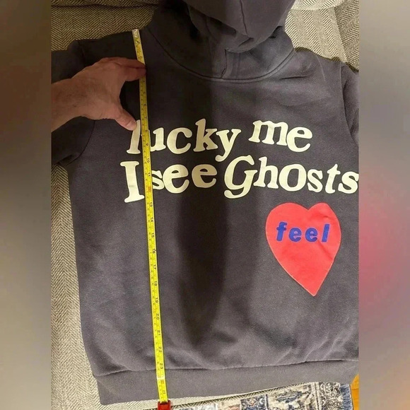 kids see ghosts lucky me I see ghosts | camp flog gnaw sweatshirt hoodie unisex - Picture 13 of 14